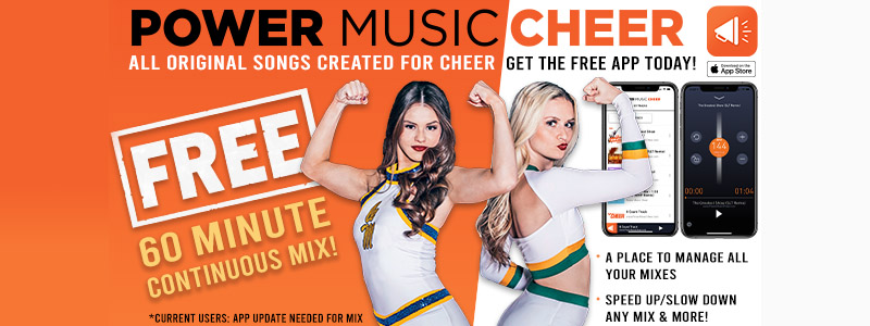 SLTmusicpro's tweet photo. Have you downloaded the FREE @PowerMusicCheer App yet? We made a #FREE 60 minute continuous mix featuring all original music just for you! #music #dancemusic #cheermusic #workout https://t.co/SStKx9pTYl