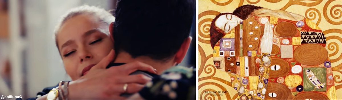  Barış Arduç vs "El abrazo" de Gustav Klimt, 1910-1. (Detalle).  #Kuzgun