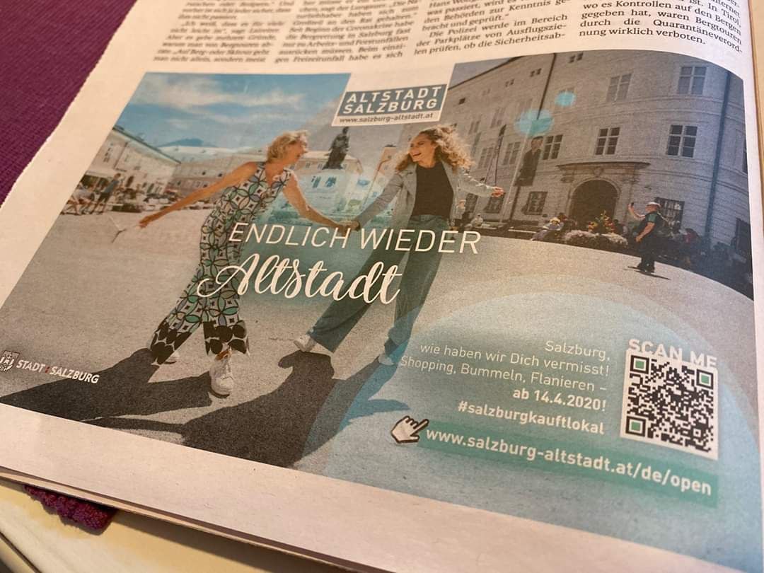 "Endlich wieder Altstadt ?" Salzburg ohne Cafes und ohne Kultur - so wird das nix.
