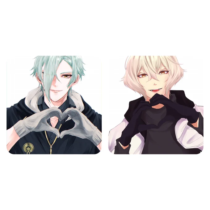 うづさん(@uzuuu_15 )と線画交換しました〜??ほんとに、キリッと丸かっこいい〜?‍♀️?‍♀️
線画とても丁寧にされてるので、塗り分けめちゃくちゃ楽でした(笑)?
兄者も素敵に塗ってくださいました?☘️
ほんとに色塗りでその人の絵になってる感じが面白い〜? 