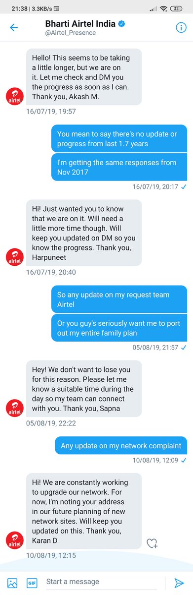 Lucky5557's tweet photo. @Airtel_Presence
I think you won't be able to solve my /our network issue no option left #PortingOut to @reliancejio
Hi
Team Jio please help in further process for family plan (3 users)
TIA https://t.co/LD4r3Ntj9S