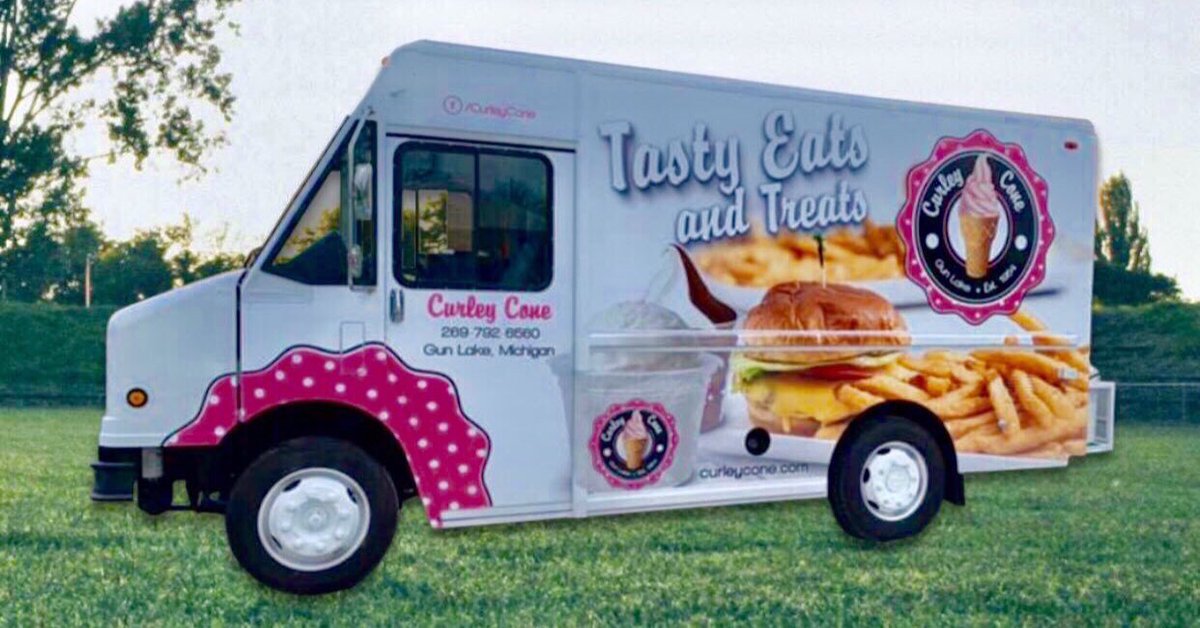 NO PLACE LIKE CONE
The Curley Cone Restaurant &amp; Bakery of Gun Lake have signed on as official sponsors for the 2020 season. Seating for 100, party room &amp; catering. Serving All American favorites, tasty ice cream treats and homemade baked goods since 1954. curleycone.com