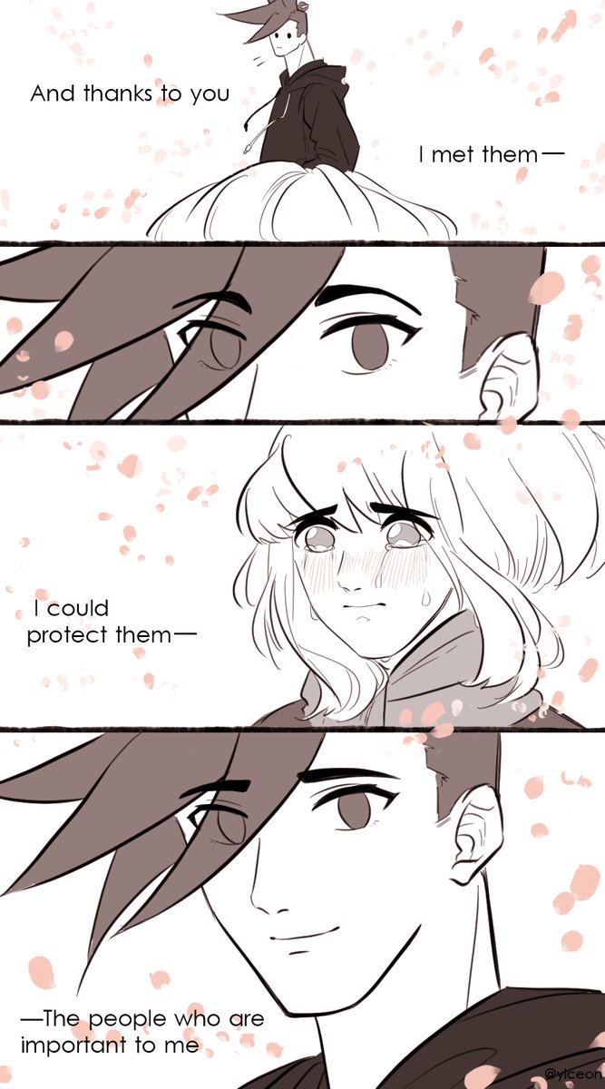 pink
aka lio looks back on the memories with an old friend while watching the cherry blossoms with galo
#promare