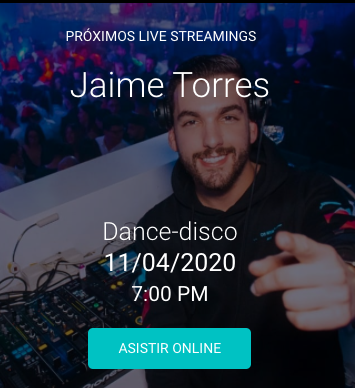 Scenikus's tweet photo. ¿Demasiado parado para ser el último sábado de Semana Santa? Dale ritmo a tu cuerpo  en el #streaming  #scenikus con el concierto del dj Jaime Torres que empieza ya: 

https://t.co/rXRLKSftfb

#weareartists #scenikus #dance #house #dj #copity #Alicante #party #music https://t.co/g7ns946uTv