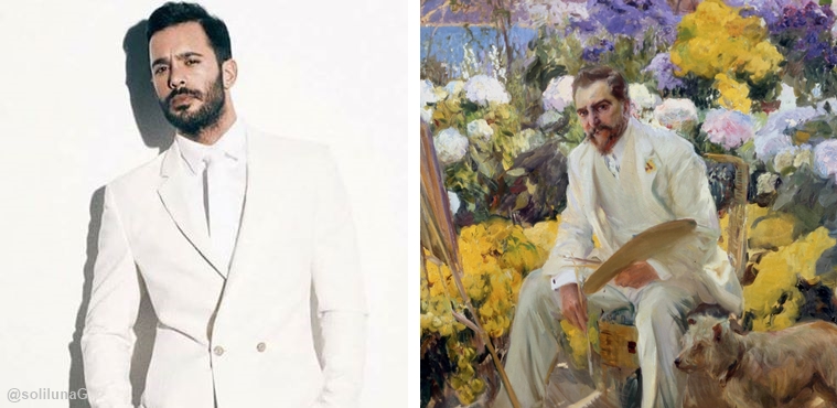  Barış Arduç vs "Retrato de Louis Comfort Tiffany" de Joaquín Sorolla, 1911. (Detalle).