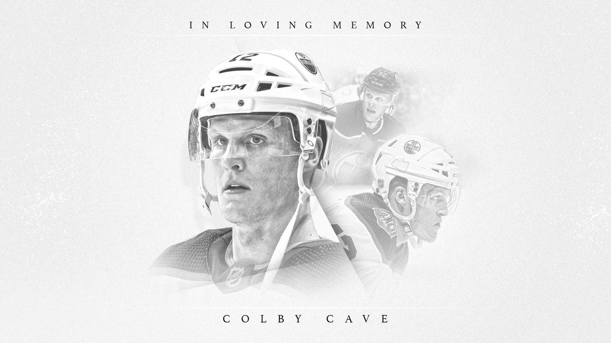The NHL mourns the passing of <a href="/EdmontonOilers/">Edmonton Oilers</a> forward Colby Cave. bit.ly/3b2wnHK