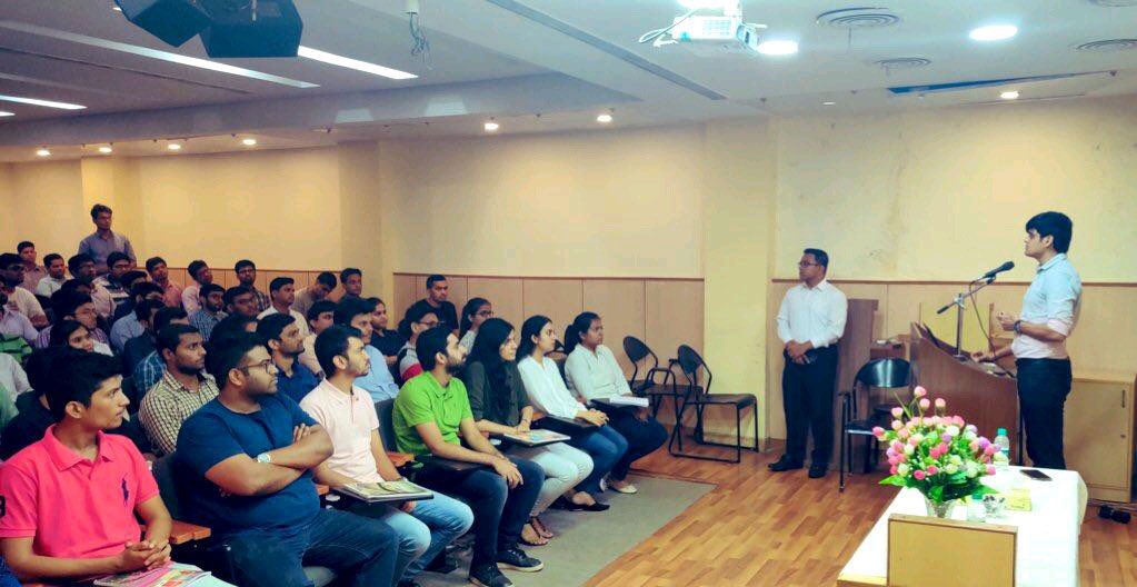 12) In order to fulfil my mission of FinSense, I kick-started my teaching career of educating people about quantitative trading at the top IITs and IIMs in the country. #education