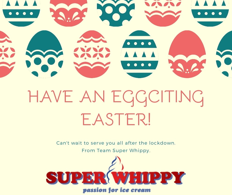 SuperWhippyIces's tweet photo. Hey guys, we hope you have a fantastic Easter, but please remember to stay indoors and keep safe... 

Team Super Whippy.
#mrwhippy  #mrwhippyicecremvanhire #stayhome #staysafe #99flake #easter #easterweek #easterweekend #manchester #yorkshire #northyorkshire #festival #Covid_19 https://t.co/flx835NAaR
