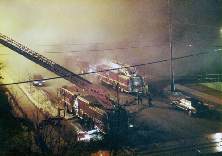 5. Fire at 6 Langbrae, 1994.