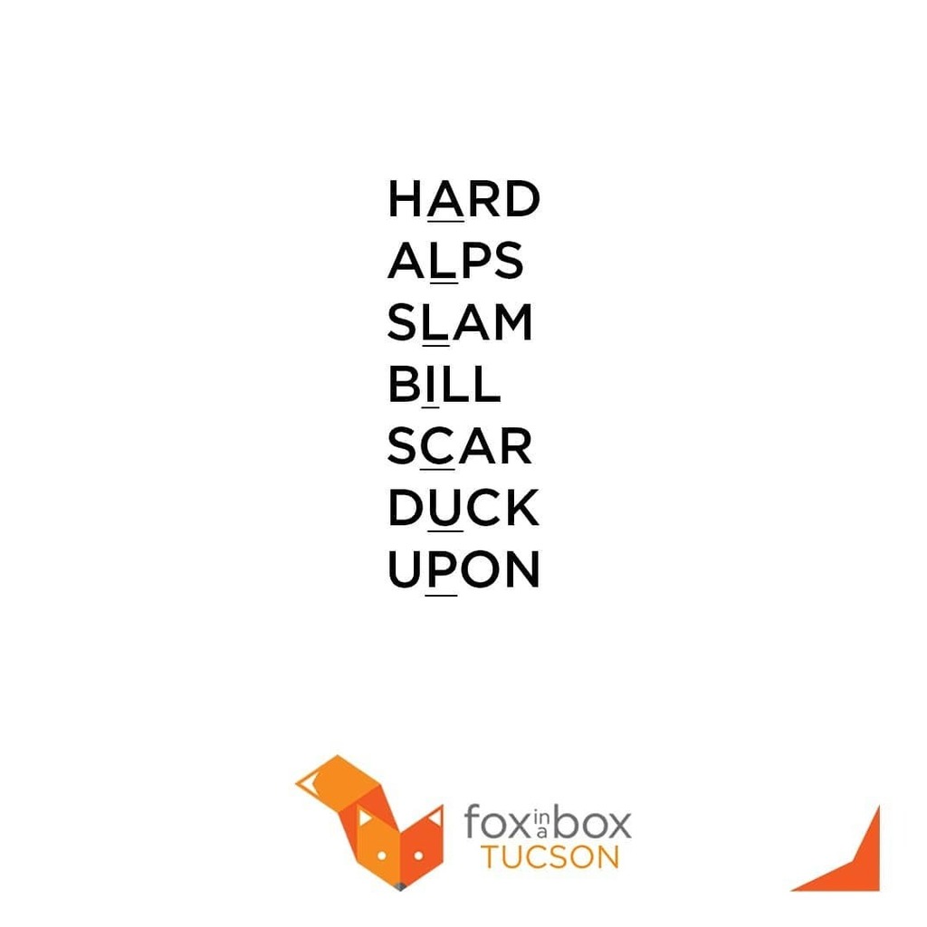 Puzzle time! Each of the 7 words can have the second letter of it changed to make it a different word. Once changed, each second letter will spell a word read from top to bottom. Hints and answer on IG post.