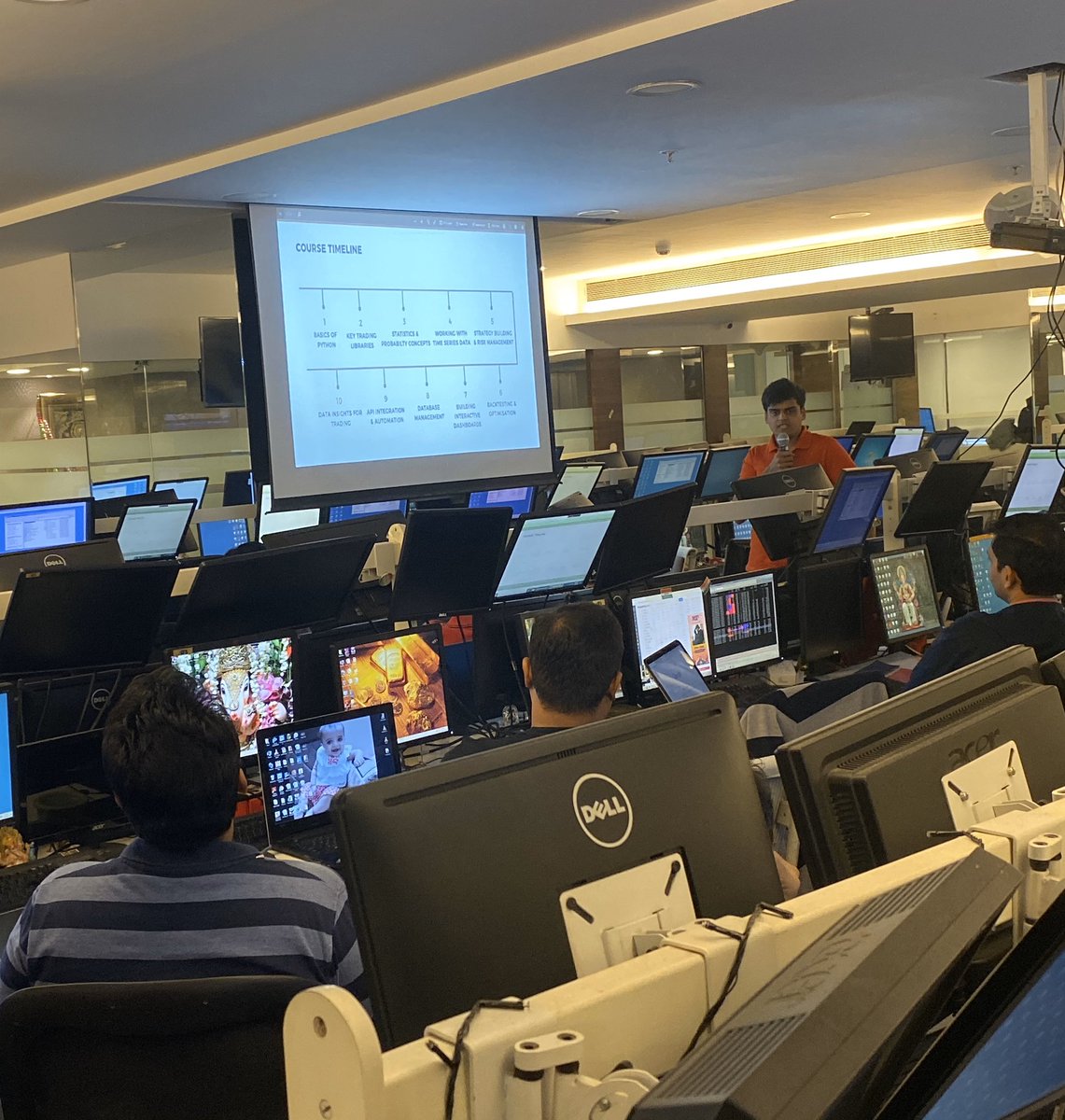 14)Approached by large multi-million dollar trading firms to train their traders and therefore, I started training the largest trading desks of the country on system driven & algorithmic trading. #trading  #desk