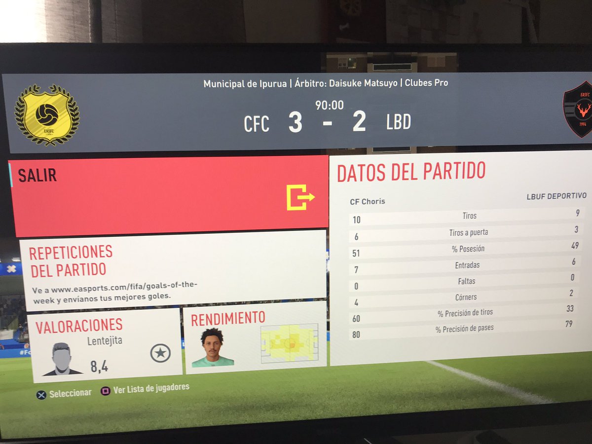 ChorisCf's tweet photo. SIIIII!! Seguimos con la racha!! +3 contra @lbufdeportivo , increíble remontada del equipo!!! https://t.co/eQUuSnCq1U