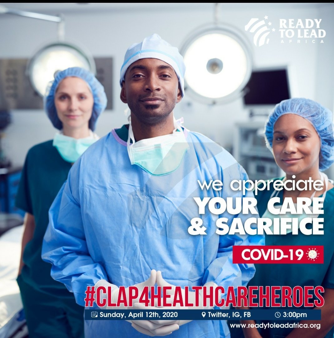 Care to make a difference? Join us tomorrow 12th April for our Global campaign  #Clap4HealthCareHeroes we will be globally claalpping for our health care worker who are serving us in this difficult times.See guideline below 