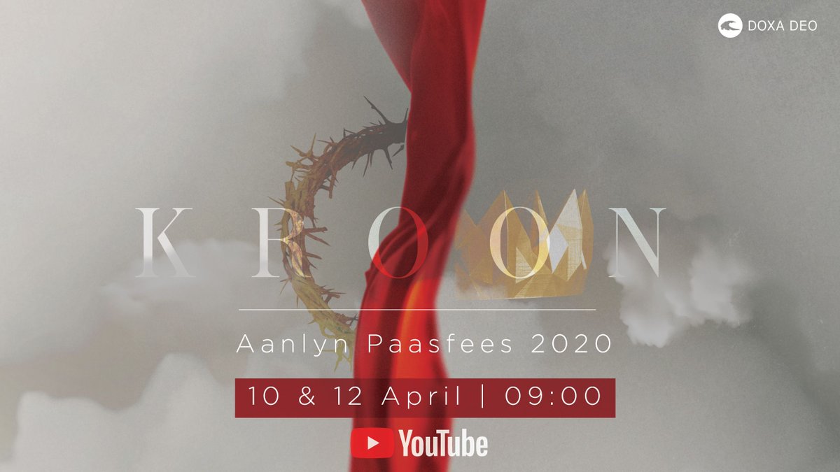 Ons sien uit om more oggend saam met jou en jou gesin Opstanding Sondag te vier! Sien ons jou op Youtube?