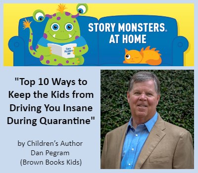 StoryMonsters's tweet photo. Story Monsters At Home #Resource of the Day #2:
Parents are doing their best to navigate the "new normal" we are living in! Children's author Dan Pegram offers the "Top 10 Ways to Keep the Kids from Driving You Insane During #Quarantine!"
https://t.co/ghw39xExam
#lelearning https://t.co/KAUUcZKwtx