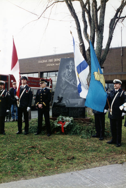 6. 75th anniversary of the Halifax Explosion at Station 4, 1992.