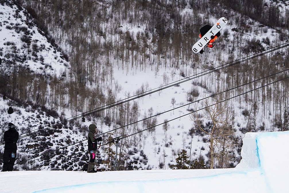 . <a href="/redgerard/">Red Gerard</a> at <a href="/burtonsnowboard/">Burton Snowboards</a>  US OPEN 

📸 <a href="/BoBridges/">Bo Bridges</a>