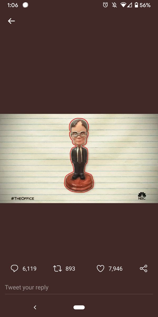 jaywux3's tweet photo. @theofficenbc 4th try https://t.co/pAA9DyYWyH