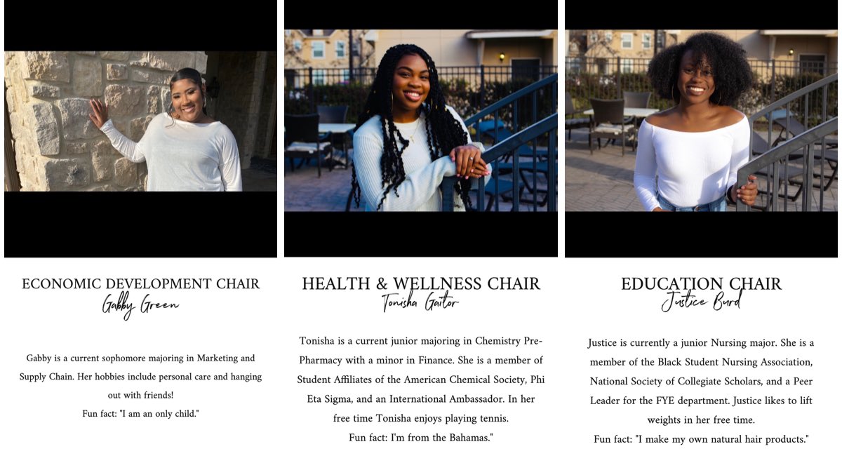 C100WGASouthern's tweet photo. Please join us in welcoming our 2020-2021 Executive Board. We are very excited to see the great things each of these ladies will bring to The 100 Collegiate Women of America. Without further ado I present to you our 2020-2021 Executive Board! #excllence #C100 #empoweredwomen https://t.co/ML7XsOImtc