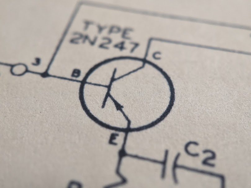 ever wonder why the schematic symbol of a bipolar transistor looks the way it does? the two angled lines look particularly odd, but there is a fascinating historical reason for it! 
