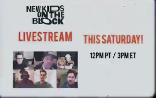 TheBlockMX's tweet photo. Live HOY con @nkotb en FB y Youtube a las 2pm MEXICO 🇲🇽!!  (12 hr Este, 3 hr Pacifico) https://t.co/8DE3nrzyWj