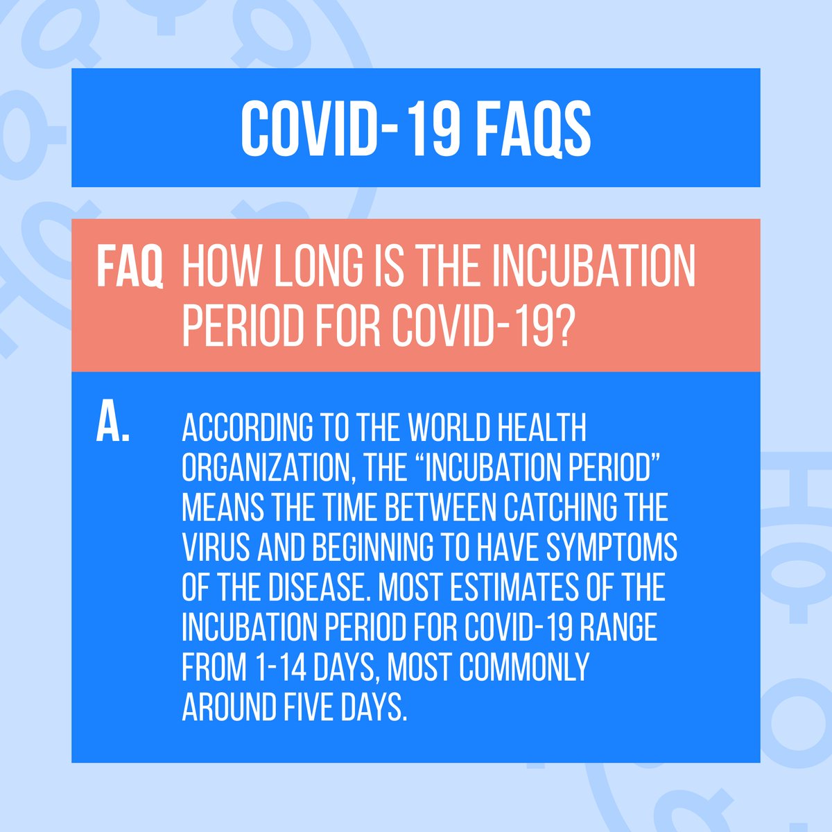 AdvMachineSC's tweet image. FAQ: How long is the incubation period for COVID-19?