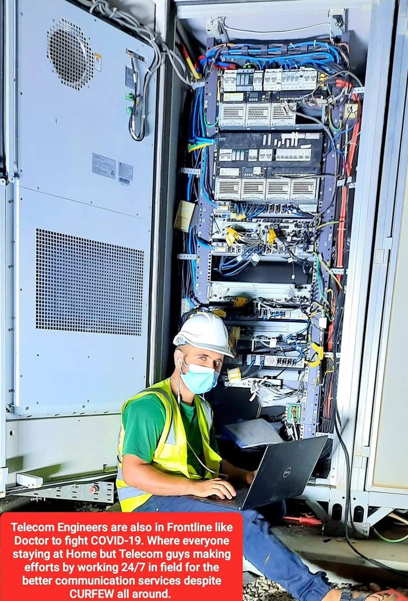 M_Y_R_K's tweet photo. Don't forget!! The world still runs because of the telecoms.
#Corona #telecomprofessionals #CONNECT #communityhero #FightCovid19 #StaySafe https://t.co/Tj61yzOelm
