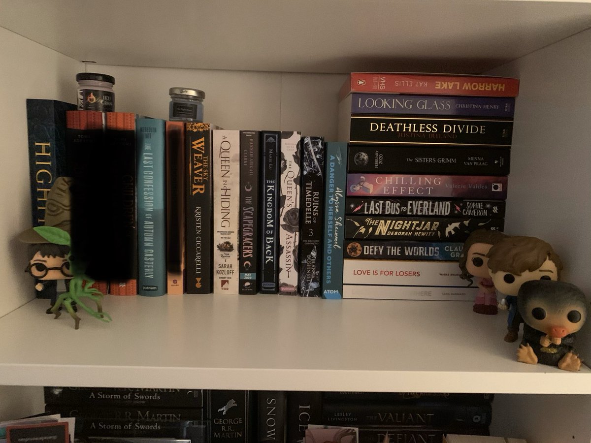georgireads_'s tweet image. I'm trying to mostly read arcs this month and I'm also doing OWLS @MagicalReadthn 
But not sure if ANY of these have shapeshifting in? Help? 
#bookworm #books #bookhelp
