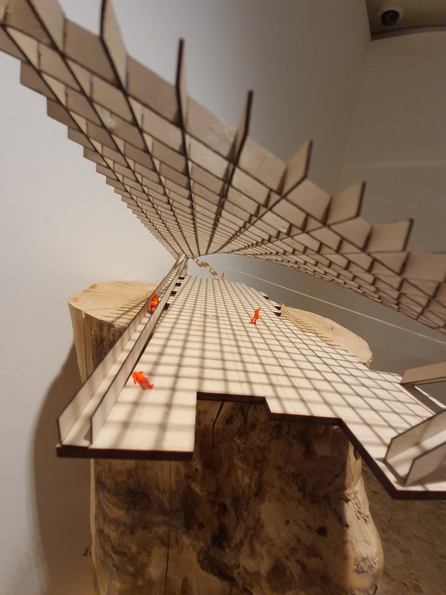 Maryam_al111's tweet image. Part2- In the Forest Fabrication Exhbition by @dRMMArchitects in @RIBANorth There is one model in specific that shows accessible design, using a ramp and a wheelchair user and it&apos;s a nice model #architecturemodels 👏👏props to drMMArchitects step in the right direction 🙂
