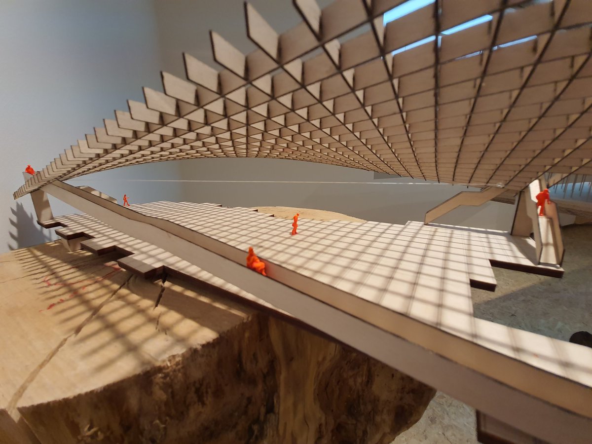 Maryam_al111's tweet image. Part2- In the Forest Fabrication Exhbition by @dRMMArchitects in @RIBANorth There is one model in specific that shows accessible design, using a ramp and a wheelchair user and it&apos;s a nice model #architecturemodels 👏👏props to drMMArchitects step in the right direction 🙂