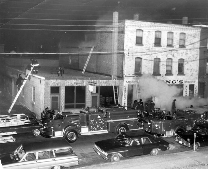 12. Some older fire photos. - Barrington and Duke, 1974 - 81 Argyle St, 1963- 96 and 98 Granville St, 1940's - 3 Green St, 1958
