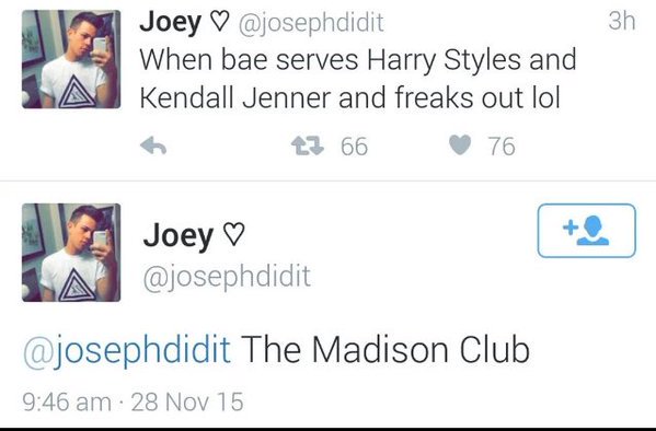 27 November 2015: They were at The Madison Clib together.