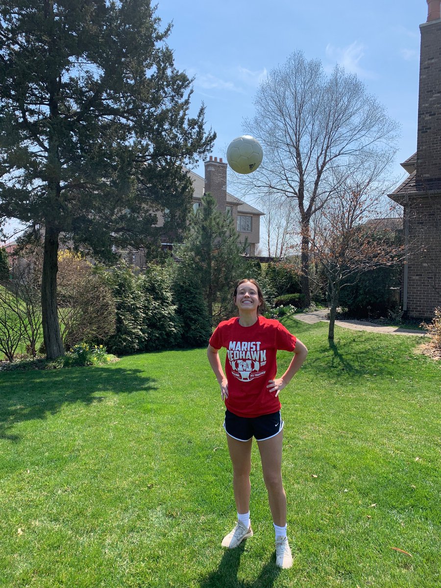 21 days, 21 Redhawks! Hi, I am Grace Allocco(aka Loco). I  play forward and mid, and I am a sophomore. A fun fact about me is that I love sushi. I cannot wait to be back on the field! Go RedHawks!