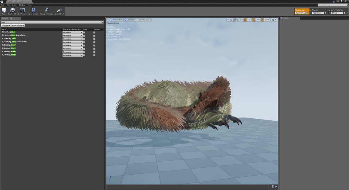 Aenira_Blue's tweet image. 30 minutes into editing and I made a sleeping Yuty 💤
Now to get this saved into a spawnable mod to place on the map. 
#arkdevkit #ARKSurvivalEvolved