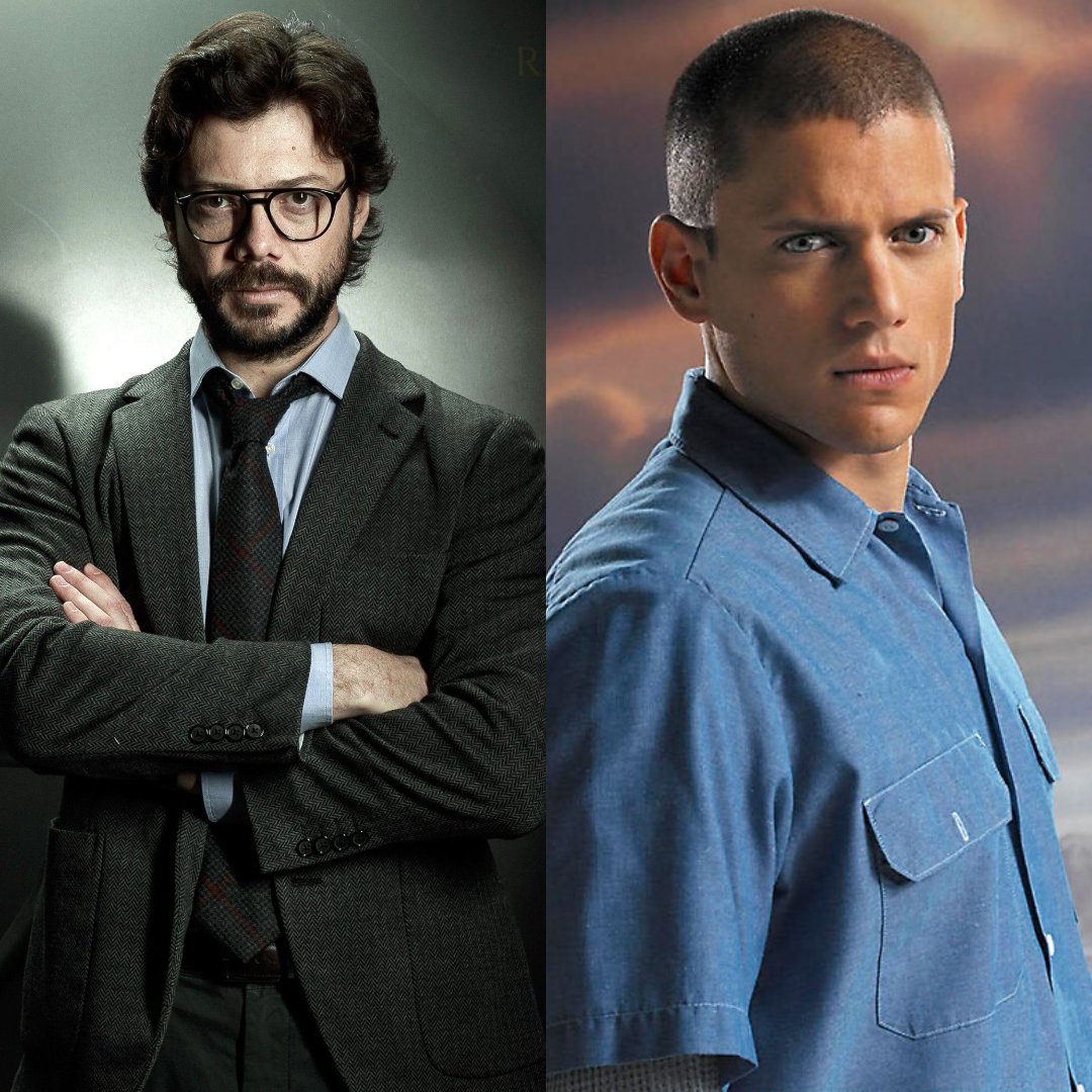wkndbinge's tweet photo. Let's settle this once and for all. Who is the smarter? The Professor [Money Heist] or Michael Scofield [Prison Break]?

Sidenote: Which was a better show?

#Netflix #PrisonBreak #MoneyHeist #wkndbinge #bingewatch #bingewatching #action #drama https://t.co/Nlp3GOdbfs