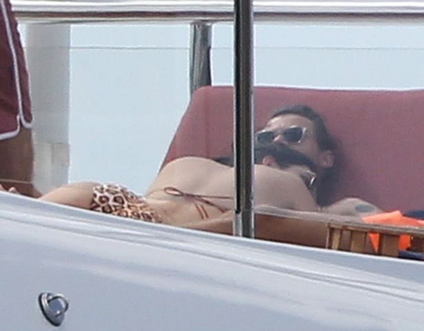 30 December 2015: Together on a yacht in St Barths.