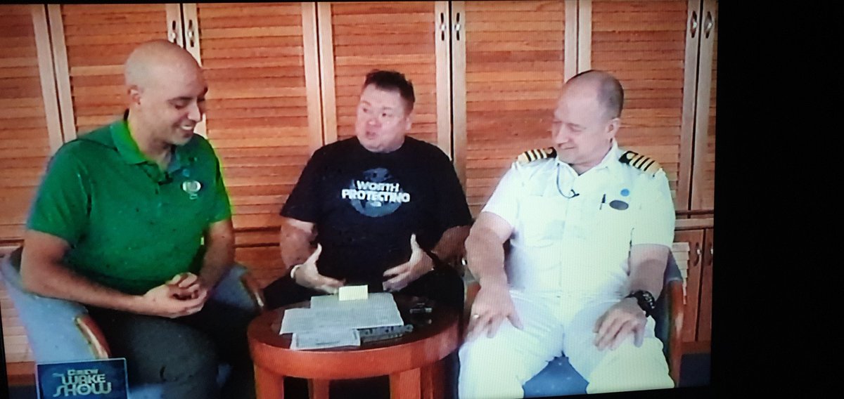 FanzoneMicky's tweet photo. Co-Host today On The Golden Princess,  No football just putting the world to rights . #princesscruises #djmicky #shiplife #keepsafe https://t.co/VjpDcPVrnU