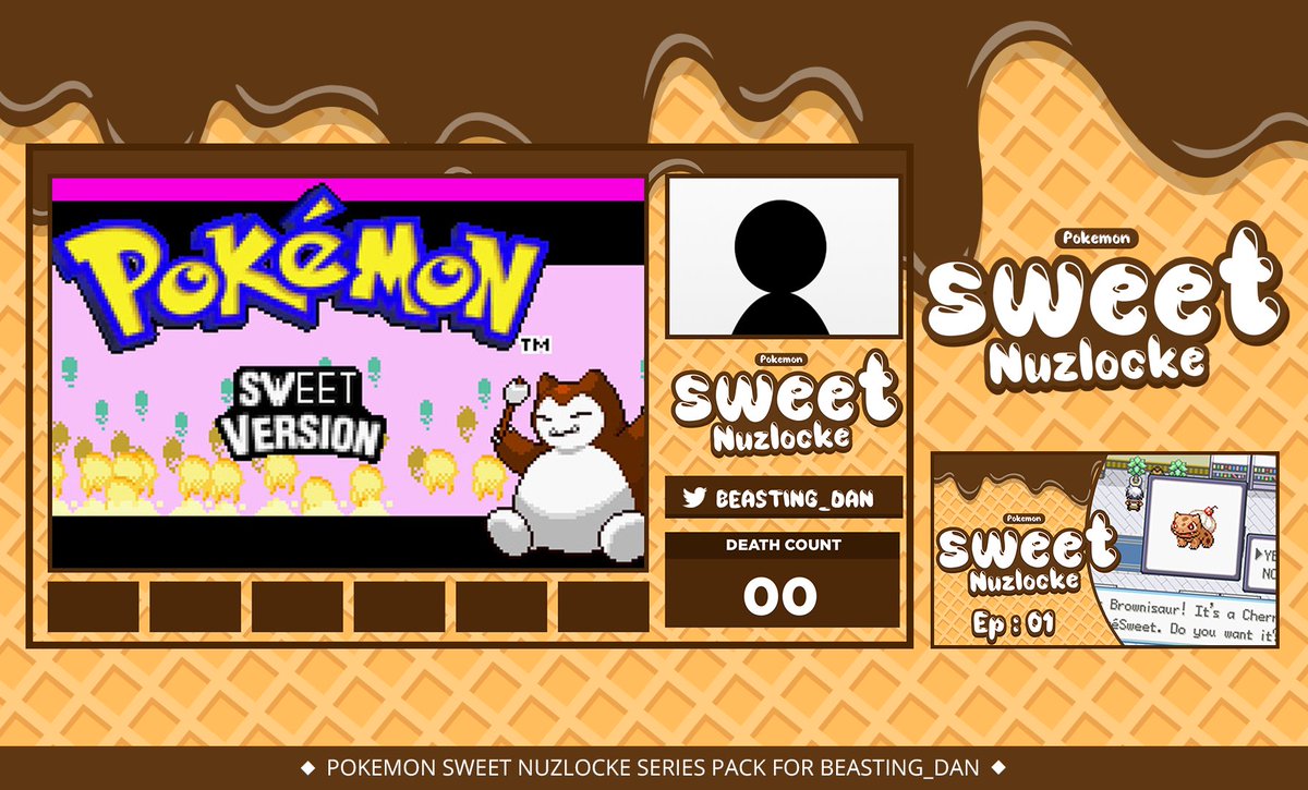 pokemon Sweet Nuzlocke series pack for <a href="/BEASTING_DAN/">BEASTING_DAN</a>

Like+Retweet highly appreciated ❤

Watch The First Episode : youtu.be/Tan74rTPZPo

My portfolio : Behance.net/NahiyanGfx