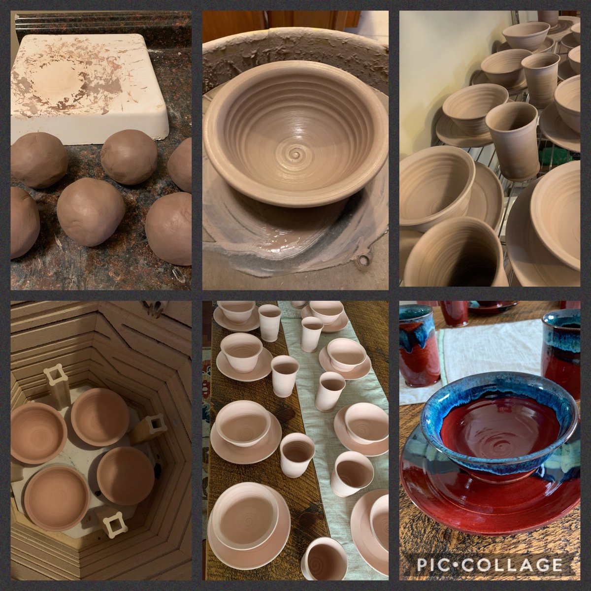 Documenting the clay process for my Ceramics classes while challenging myself during this quarantine.  #wyasd #wyproud