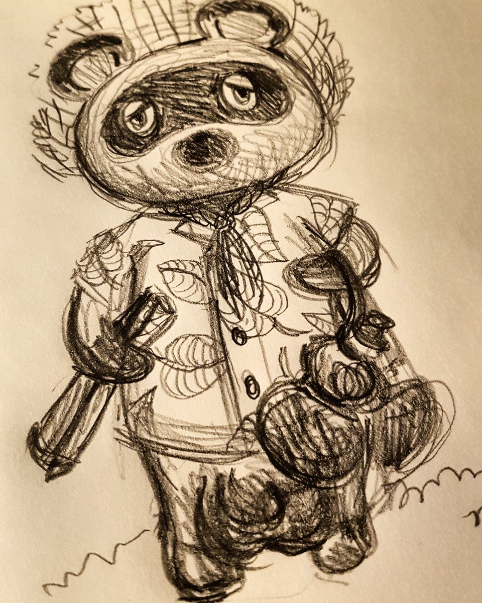 FloreCazalis's tweet photo. Concrétisation de ma nouvelle obsession de l'année: @animalcrossing,  @AC_Marie_FR J'en ai profité pour remettre les attributs porte-bonheur à notre tanuki préféré, Tom Nook... #AnimalCrossingNewHorizons #Switch #Nintendo #ACNH #TomNook #tanuki https://t.co/FLRfiW6q2Z
