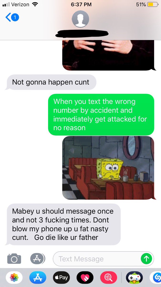 NotoriousCON's tweet image. I was trying to get iMessage to work after switching to an iPhone by texting my friend, turns out I texted the wrong number by a single digit and madness ensued