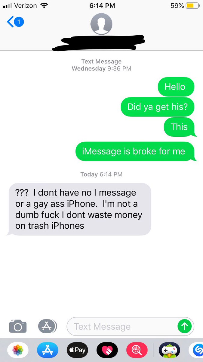 NotoriousCON's tweet image. I was trying to get iMessage to work after switching to an iPhone by texting my friend, turns out I texted the wrong number by a single digit and madness ensued