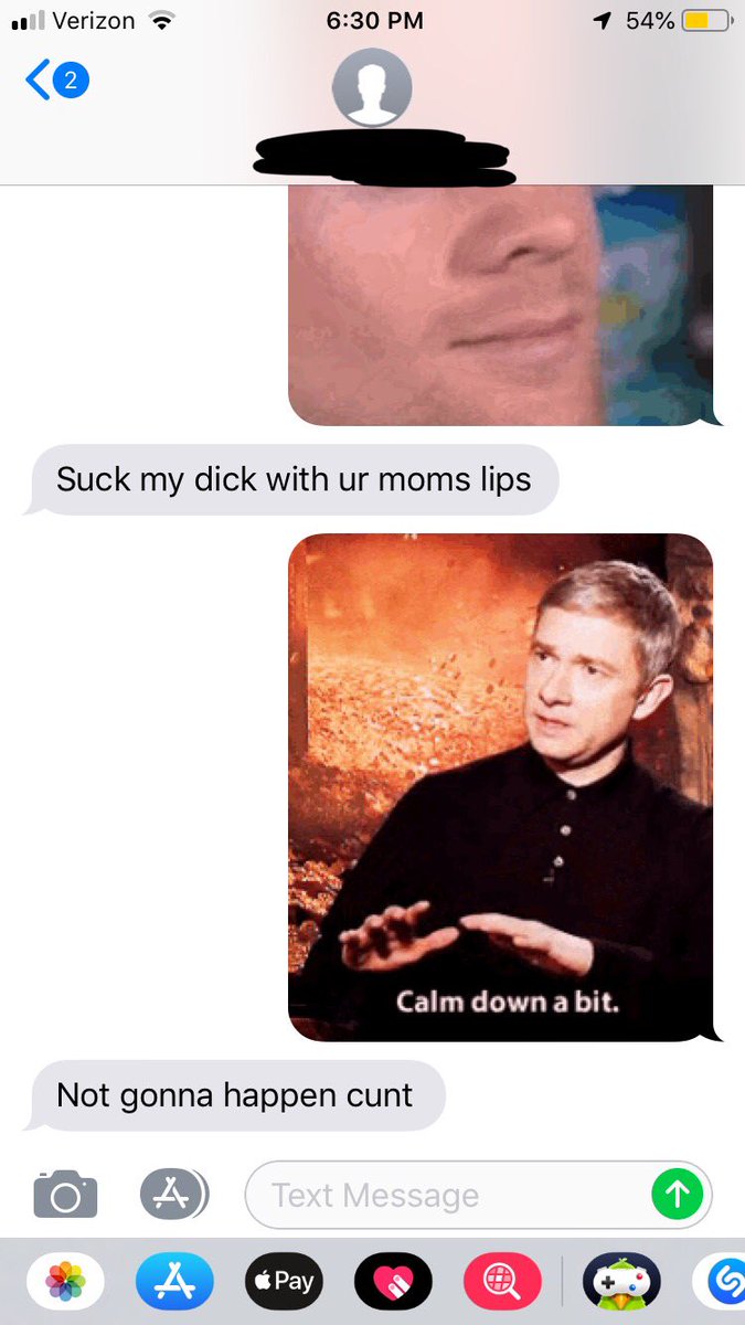 NotoriousCON's tweet image. I was trying to get iMessage to work after switching to an iPhone by texting my friend, turns out I texted the wrong number by a single digit and madness ensued