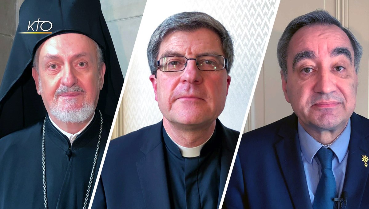 KTOTV's tweet photo. Pour #Pâques, les responsables catholique, orthodoxe et protestant adressent aux Français un message commun :
➡️ https://t.co/w3JXZ9mQV4
#Espérance #BonneNouvelle #CECEF #covid19 #confinement https://t.co/JSfJBQ9NAC