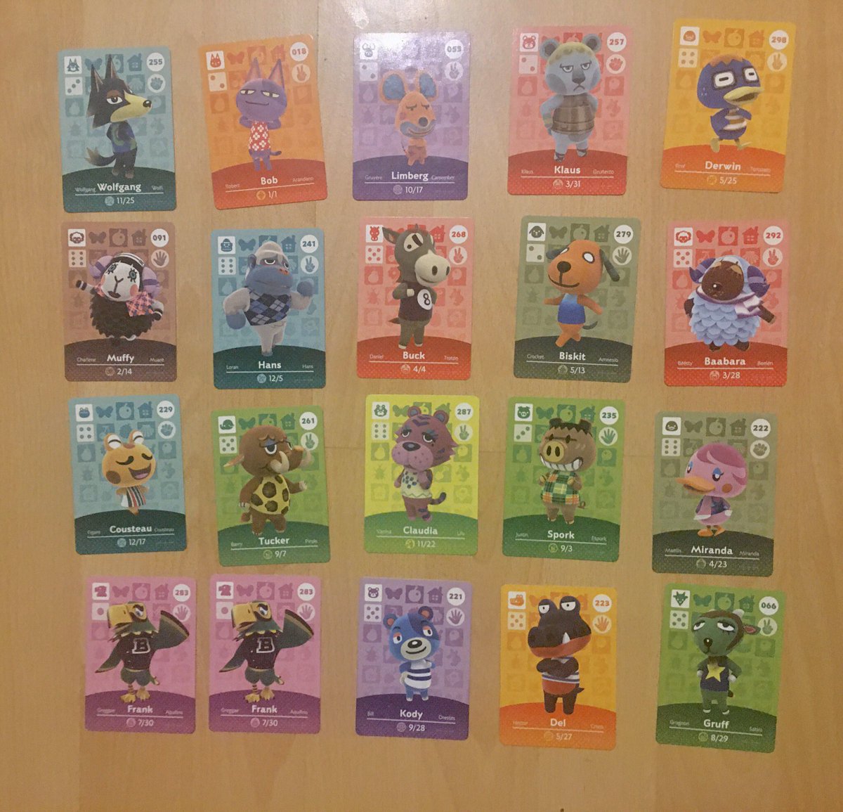 _llilax's tweet photo. these are the cards i have, i want to trade for any of the ones i don't have on my wishlist.
I am looking to trade amiibo cards ONLY !! You must be willing to trade through mail.
@CrossingTrade #AnimalCrossingNewHorizon #acnhvillagertrade #acnhtrade #acamiibo #amiibocards https://t.co/KeUbGtAr49