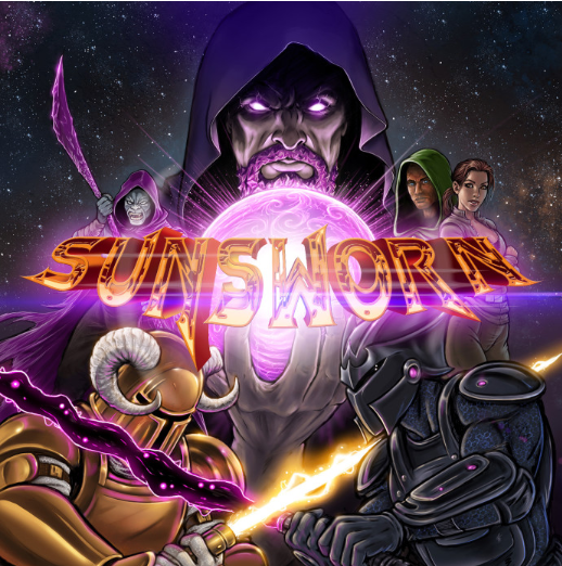Ok, time for some more  #COOLCOVER comics! Purple glowing goatees kick ass, and that's why this cover for SUNSWORN kicks ass!!! Created by  @TheRedGaze, back it here:  https://www.indiegogo.com/projects/sunsworn-edge-of-annihilation--2/x/20567025#/  #PENCILSDOWN  #ComicsGate  #twd    #promotecomics  #twittercon
