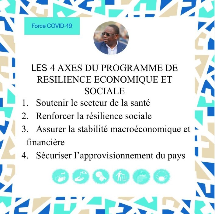 Quelques mesures fortes du programme de résilience économique et sociale