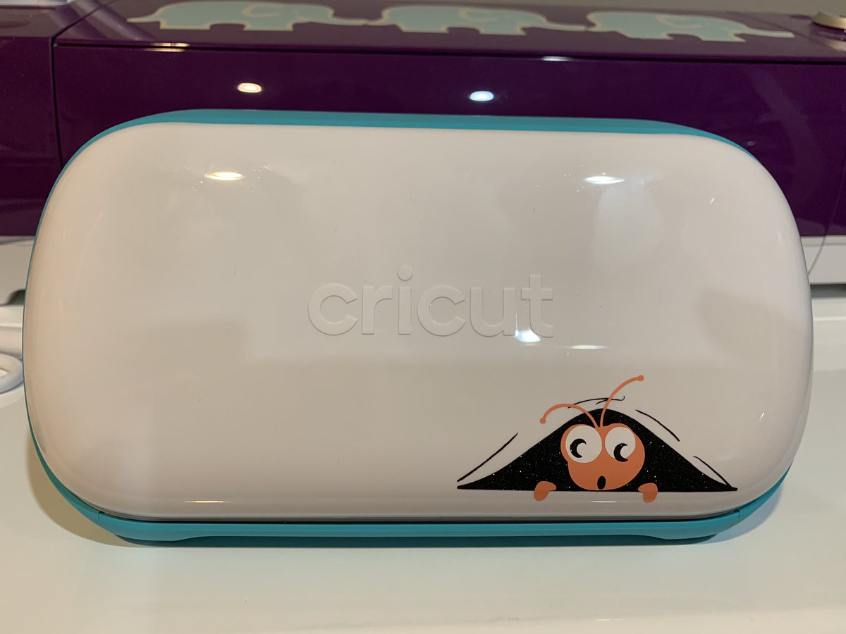 AAnderson10's tweet image. When you decide to cricket the baby Cricut machine. #create2020  #peekaboo