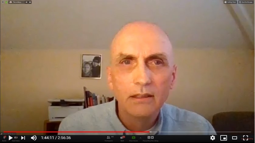 UK  #FreeTheTruth 11 Apr 20205)  @DerbyChrisW "We need  #JulianAssange more than ever, because our representative democracy ... isn't working. [Trillions for armaments & not enough for PPEs.] "Clearly the [political] system isn't fit for purpose. "