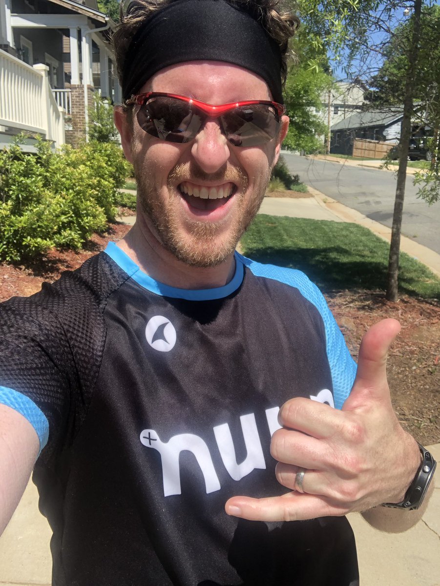 EddieInCLT's tweet photo. Just finished the @IRONMANtri VR2! Feeling good! @nuunhydration @blueseventy #teamnuun #nuunlife #blueseventy #sociallongdistance https://t.co/VMjh9vHlMc